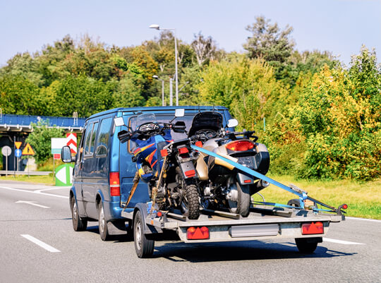 motorcycle transport cost